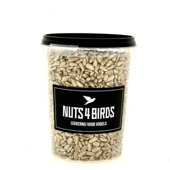 Nuts4Birds Zonnebloempitten gepeld 100% naturel 250 gr