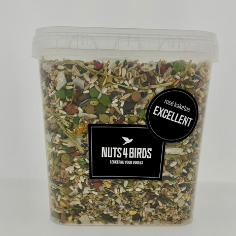 Nuts 4 Birds Rosa Kakadu Excellent 3 Kilo